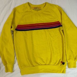 Aviator nation yellow sweatshirt